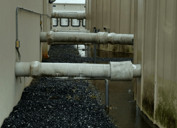 Suction Pipes to a Fire Protection Tank